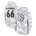 P.Steelers #66 Mason McCormick Player Arctic Camo Limited Salute to Service Pullover Hoodies Game Ndoa Stitched Jerseys