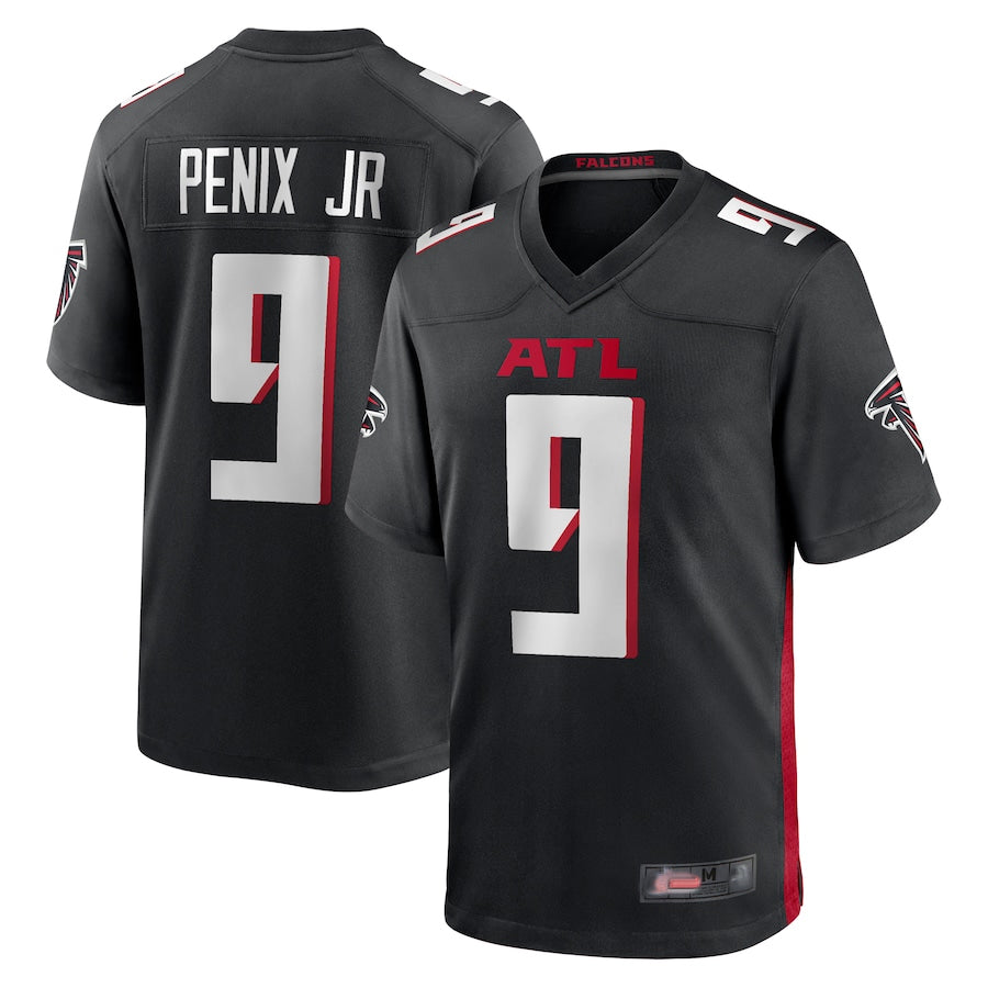 A.Falcons #9 Michael Penix Jr. Player Black Home Game Ndoa Stitched Jerseys
