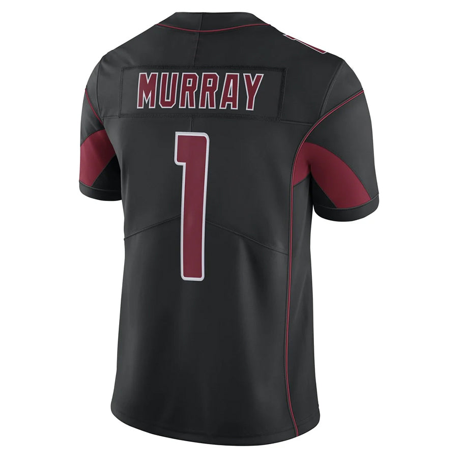 A.Cardinals #1 Kyler Murray Player Black Limited Elite Home Game Ndoa Stitched Jerseys