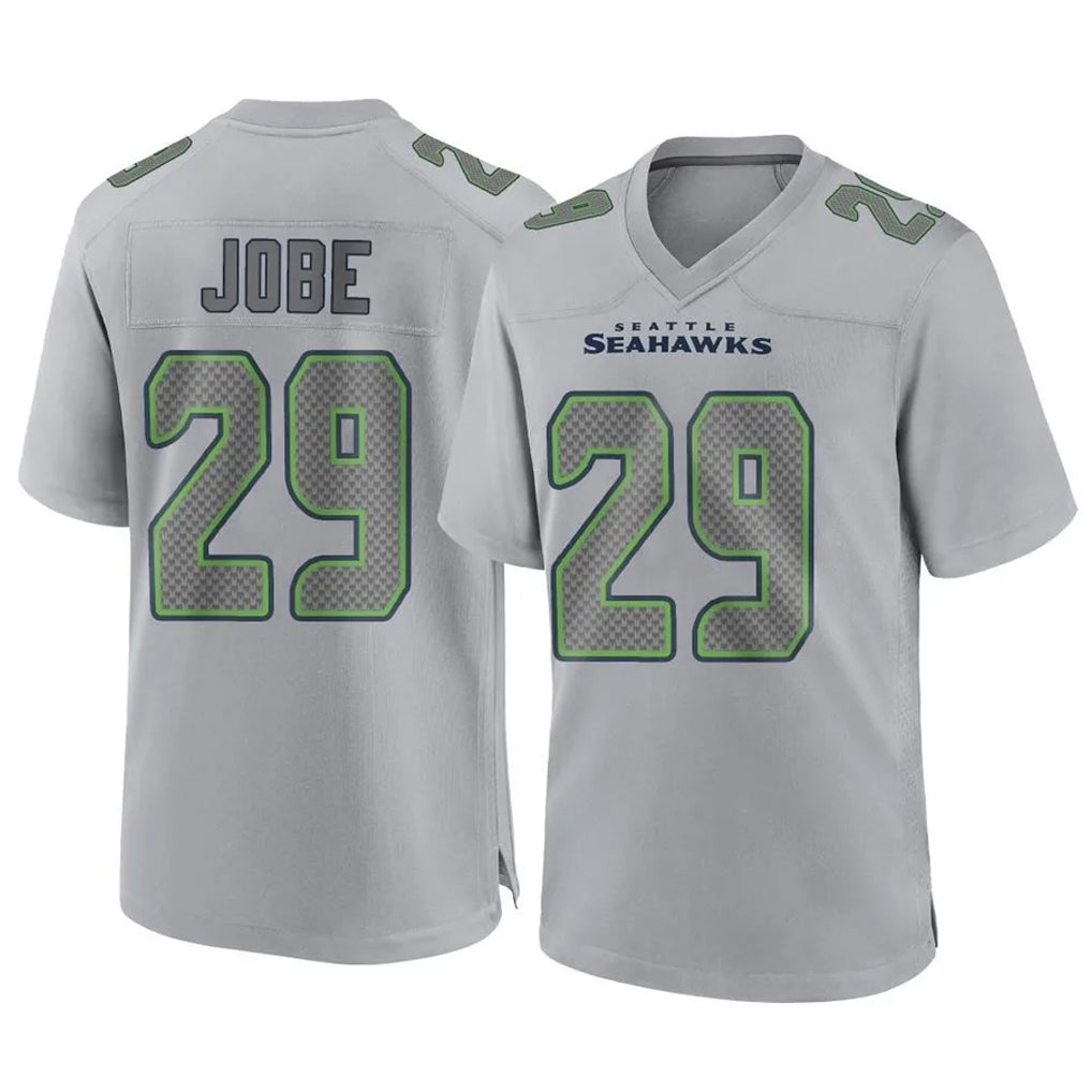 S.Seahawks #29 Josh Jobe Player Gray Atmosphere Fashion Home Game Ndoa Stitched Jerseys