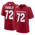 A.Cardinals #72 Hjalte Froholdt Player Cardinal Limited Home Game Ndoa Stitched Jerseys