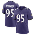 B.Ravens #95 Tavius Robinson Player Purple Limited Home Game Ndoa Stitched Jerseys