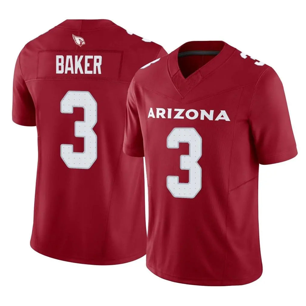 A.Cardinals #3 Budda Baker Player Cardinal Vapor F.U.S.E. Limited Home Game Ndoa Stitched Jerseys
