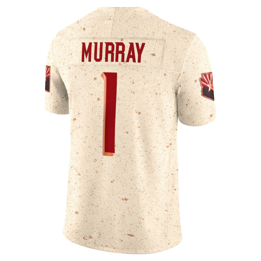 A.Cardinals #1 Kyler Murray Player Cream Rivalries Collection Vapor Limited Home Game Ndoa Stitched Jerseys