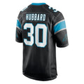 C.Panthers #30 Chuba Hubbard Player Black Game Ndoa Stitched Jerseys