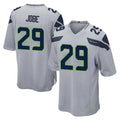S.Seahawks #29 Josh Jobe Player Gray Home Game Ndoa Stitched Jerseys