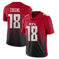 A.Falcons #18 Kirk Cousins Player Red Vapor Untouchable Limited Home Game Ndoa Stitched Jerseys