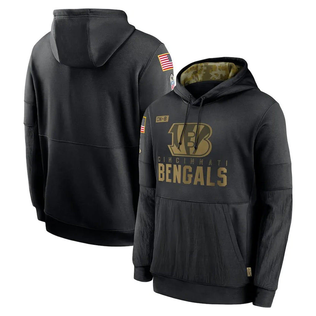 C.Bengals ## Bengals Blank Player Black Salute to Service Pullover Hoodies Limited Ndoa Stitched Jerseys
