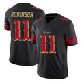 SF.49ers #11 Demarcus Robinson Player Black Limited Rivalries Collection Home Game Ndoa Stitched Jerseys