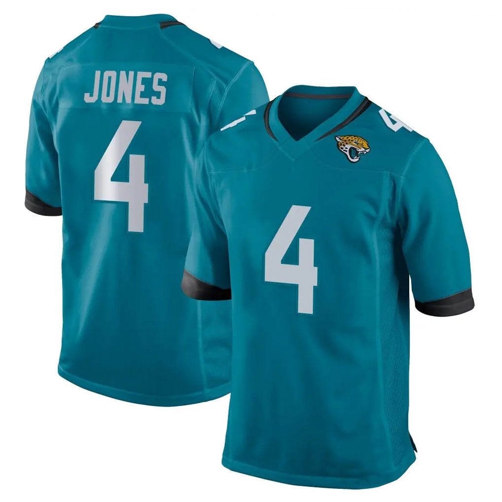 J.Jaguars #4 Jarrian Jones Player Teal Home Game Ndoa Stitched Jerseys