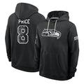 S.Seahawks #8 Jadarian Price Player 2026 Black Logo Pullover Hoodies Limited Game Ndoa Stitched Jerseys