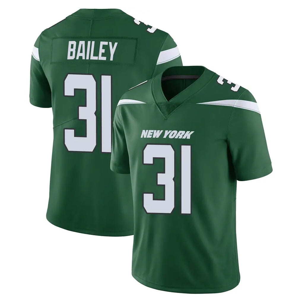 NY.Jets #31 David Bailey Player Green Limited Vapor Home Game Ndoa Stitched Jerseys