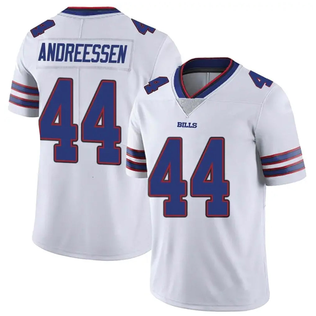 B.Bills #44 Joe Andreessen Player White Vapor Untouchable Limited Ndoa Stitched Jerseys