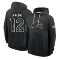 LA.Rams #12 Puka Nacua Player 2026 Black Logo Pullover Hoodies Limited Game Ndoa Stitched Jerseys