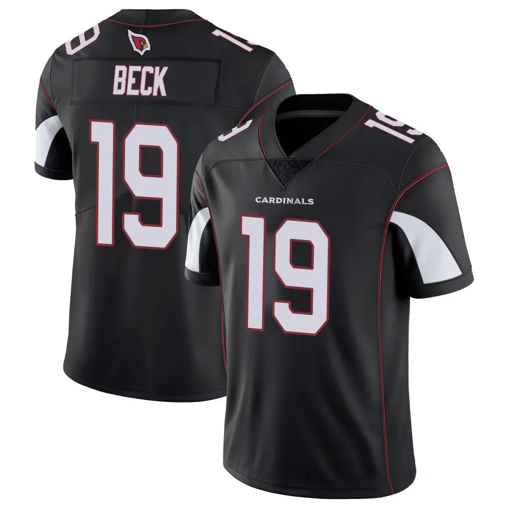 A.Cardinals #19 Carson Beck Player Black Vapor Limited Home Game Ndoa Stitched Jerseys
