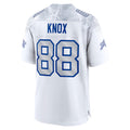 B.Bills #88 Dawson Knox Player White Rivalries Collection Game Ndoa Stitched Jerseys