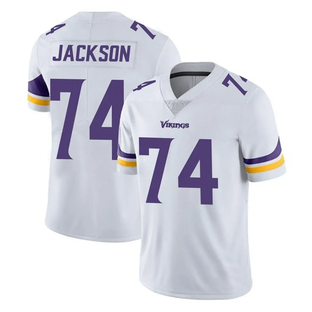 MN.Vikings #74 Donovan Jackson Player White Limited Vapor Untouchable Home Game Ndoa Stitched Jerseys