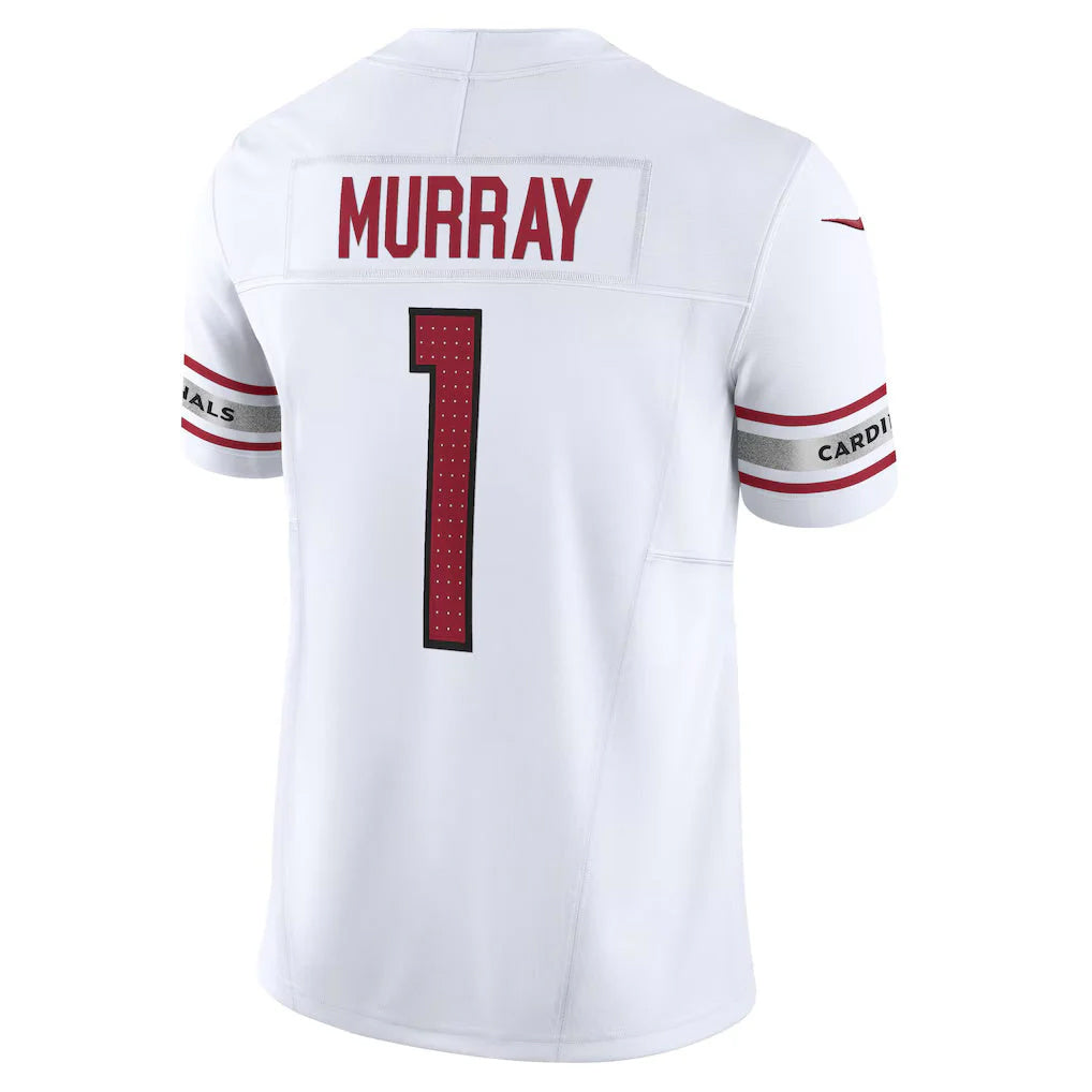 A.Cardinals #1 Kyler Murray Player White Vapor F.U.S.E. Limited Home Game Ndoa Stitched Jerseys