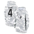 A.Cardinals #4 Jeremiyah Love Player Arctic Camo Salute to Service Hoodies Ndoa Stitched Jerseys