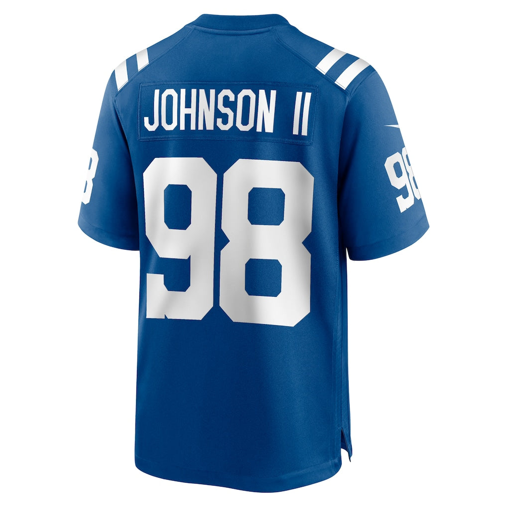 Ndoa IN.Colts #98 Eric Johnson II Royal Team Game Jersey