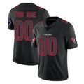 Custom H.Texans Black Impact Limited Game Any Name & Numbers Ndoa Stitched Jerseys