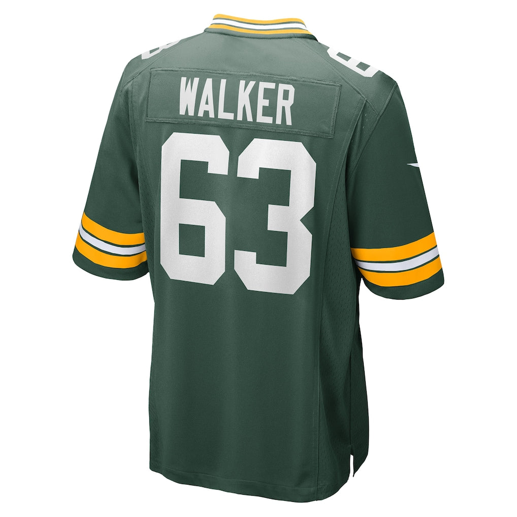 Ndoa GB.Packers #63 Rasheed Walker Green Game Player Jersey