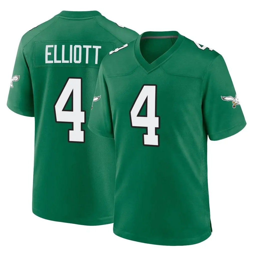P.Eagles #4 Jake Elliott Player Green Kelly Alternate Home Game Ndoa Stitched Jerseys