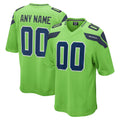 Custom S.Seahawks Green Home Game Any Name & Numbers Ndoa Stitched Jerseys
