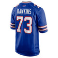 B.Bills #73 Dion Dawkins Player Royal Home Game Ndoa Stitched Jerseys