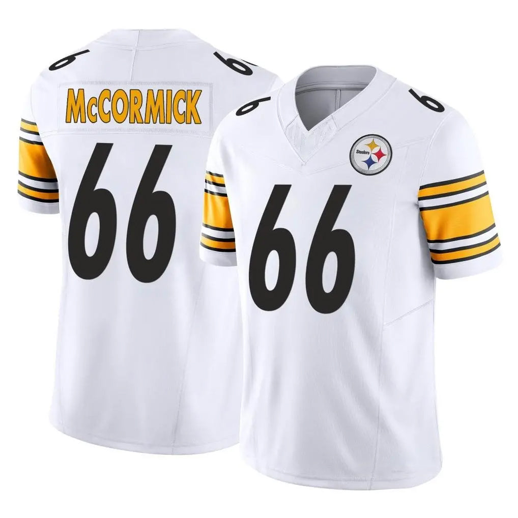P.Steelers #66 Mason McCormick Player White Limited Vapor F.U.S.E. Home Game Ndoa Stitched Jerseys