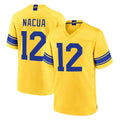 LA.Rams #12 Puka Nacua Player Gold Classic Sol Home Game Ndoa Stitched Jerseys
