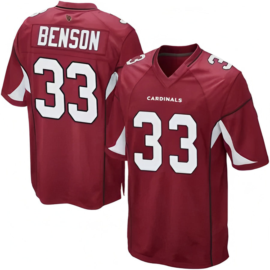 A.Cardinals #33 Trey Benson Player Game Ndoa Stitched Jerseys