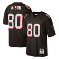 A.Falcons #80 Andre Rison Player Mitchell & Ness Black 1992 Legacy Ndoa Stitched Jerseys