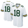 GB.Packers #18 Jonnu Smith Player White Home Game Ndoa Stitched Jerseys