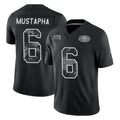 SF.49ers #6 Malik Mustapha Player Black Limited 2026 Salute to Service Home Game Ndoa Stitched Jerseys