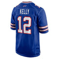B.Bills #12 Jim Kelly Player Royal Home Game Ndoa Stitched Jerseys