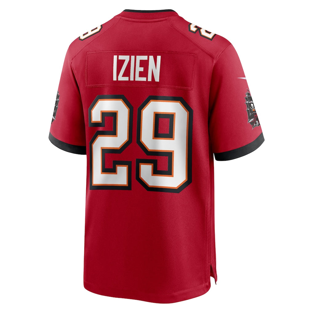 Ndoa TB.Buccaneers #29 Christian Izien Red Game Jersey