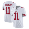 SF.49ers #11 Demarcus Robinson Player White Limited Vapor Untouchable Home Game Ndoa Stitched Jerseys