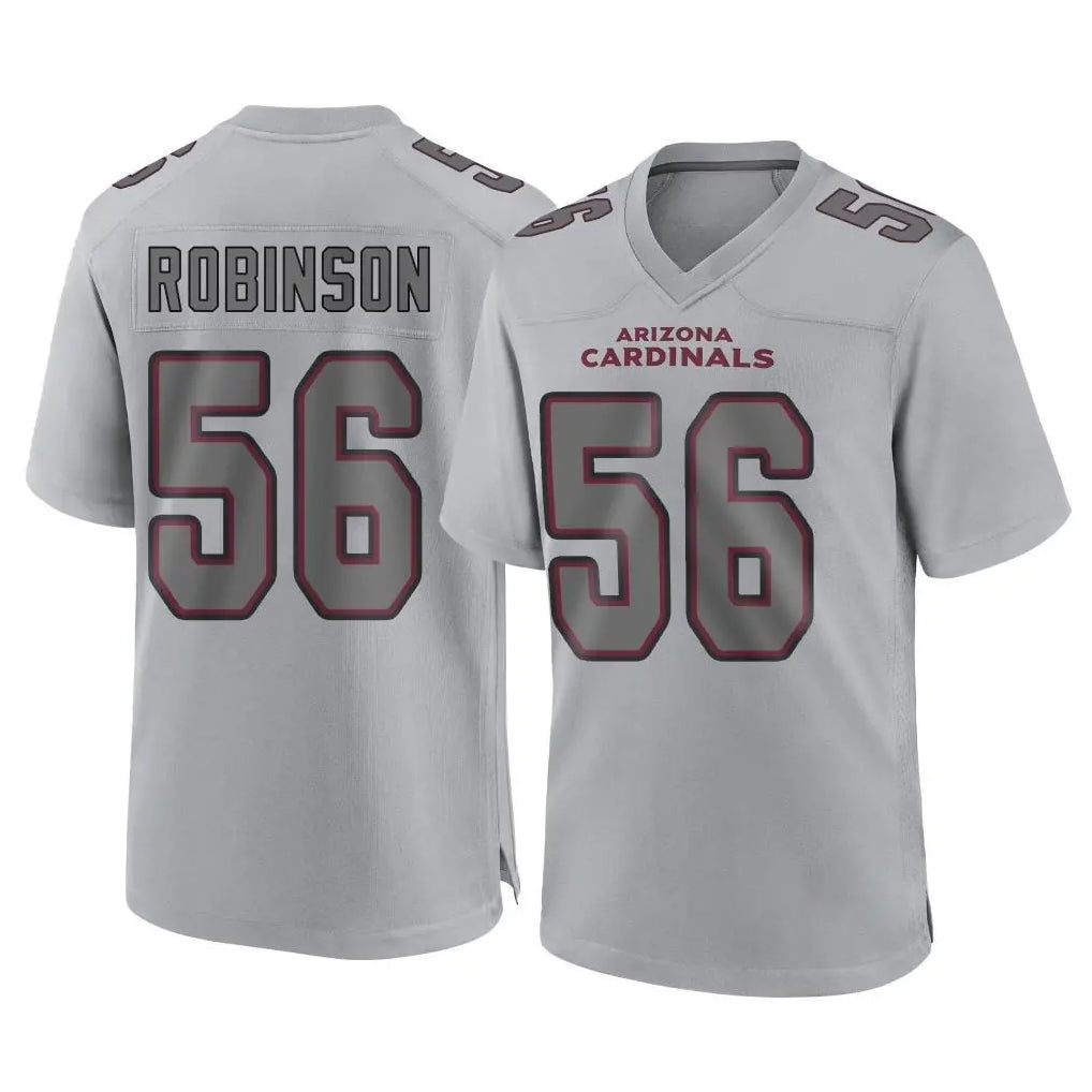 A.Cardinals #56 Darius Robinson Player Gray Atmosphere Fashion Home Game Ndoa Stitched Jerseys