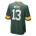 Ndoa GB.Packers #13 Dontayvion Wicks Green Game Jersey
