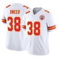 KC.Chiefs #38 L'Jarius Sneed Player White Limited Vapor F.U.S.E. Home Game Stitched Jerseys