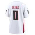 A.Falcons #0 Divine Deablo Player White Home Game Ndoa Stitched Jerseys