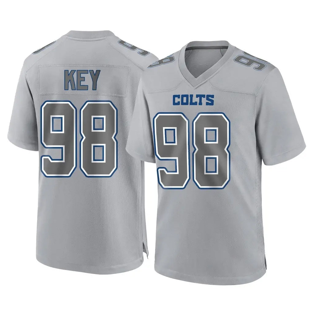 IN.Colts #98 Arden Key Player Gray Atmosphere Fashion Home Game Ndoa Stitched Jerseys