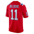 Ndoa NE.Patriots #11 Drew Bledsoe Red Retired Player Alternate Game Jersey