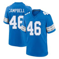 D.Lions #46 Jack Campbell Player Blue Alternate Home Game Ndoa Stitched Jerseys