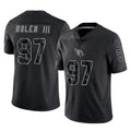 A.Cardinals #97 Walter Nolen III Player Black RFLCTV Limited Home Game Ndoa Stitched Jerseys
