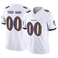 Custom B.Ravens White Vapor F.U.S.E. Limited Any Name & Numbers Ndoa Stitched Jerseys