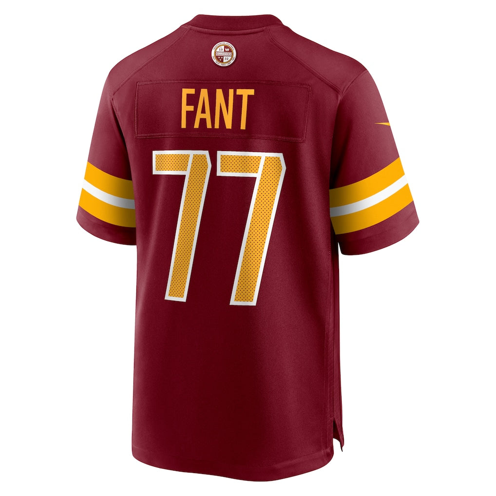 Ndoa W.Commanders #77 George Fant Burgundy Team Game Jersey