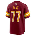 Ndoa W.Commanders #77 George Fant Burgundy Team Game Jersey