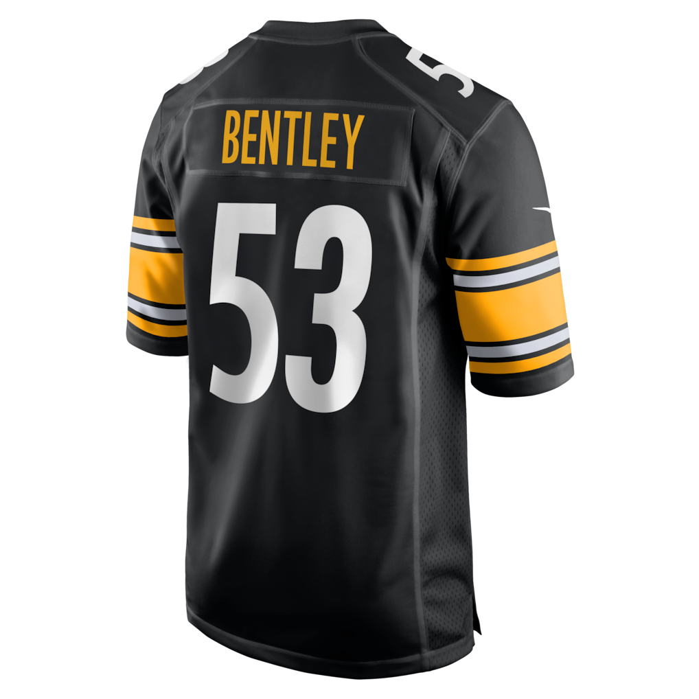 Ndoa P.Steelers #53 JaWhaun Bentley Black Team Game Jersey